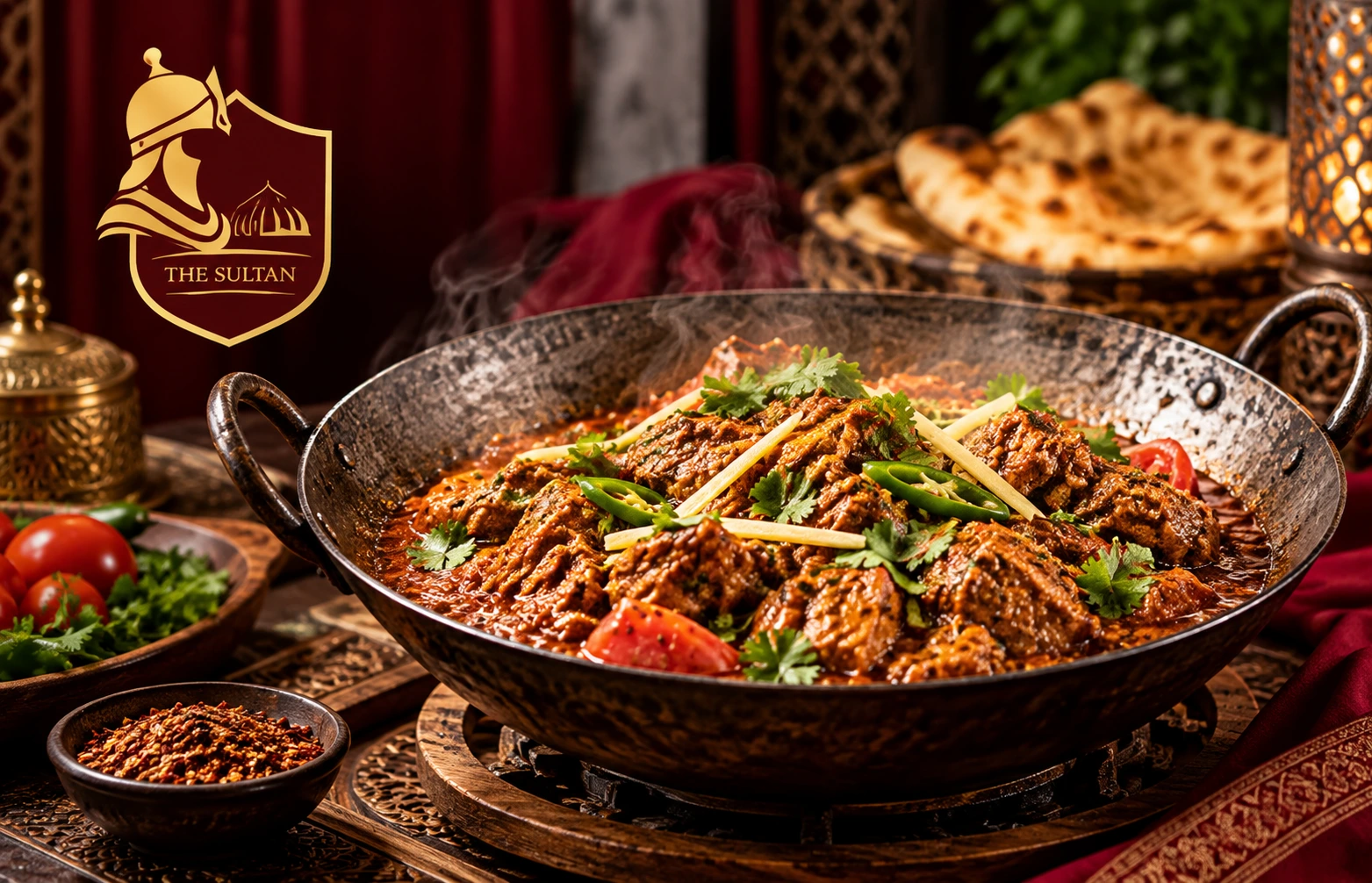 Best karahi in Rawalpindi guide comparing fresh wok cooking, ingredients, spices and consistency at The Sultan Restaurant.